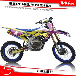 YZF-250-2019-2020-2021-2022,-450-2018-2019-2020-2021-2022-graphics-kit-and-decals-with-design-W-ink-Line-PY