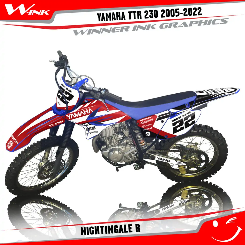 Yamaha-TTR-230 2005--2006-2007-2008-2019-2020-2021-2022-graphics-kit-and-decals-Nightingale-R