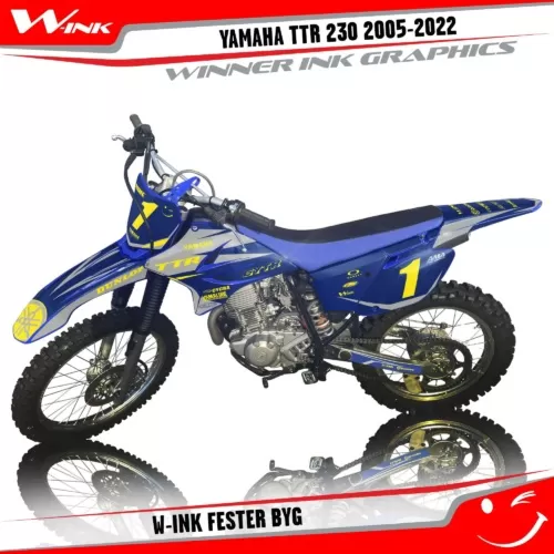 Yamaha-TTR-230 2005--2006-2007-2008-2019-2020-2021-2022-graphics-kit-and-decals-W-Ink-Fester-BYG
