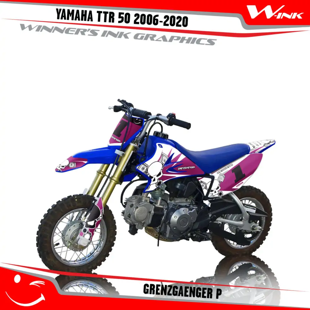 Yamaha-TTR-50-2006-2007-2008-2009-2010-2011-2012-2013-2020-graphics-kit-and-decals-with-design-Grenzgaenger-P