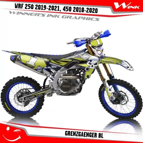 Yamaha-WRF-250-2019-2020-2021-2022,-450-2018-2019-2021-2022-graphics-kit-and-decals-with-design-Grenzgaenger-BL