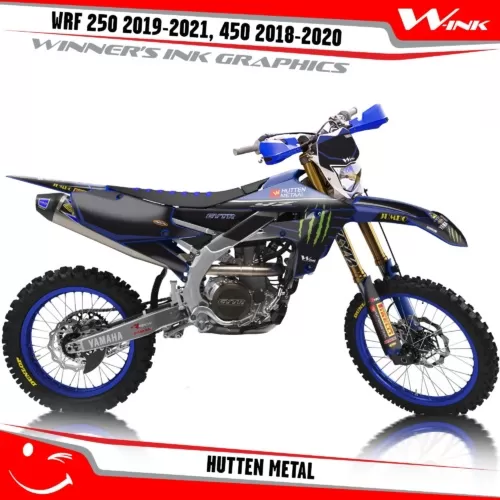 Yamaha-WRF-250-2019-2020-2021-2022,-450-2018-2019-2021-2022-graphics-kit-and-decals-with-design-Hutten-Metal