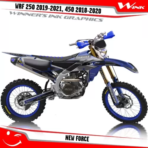 Yamaha-WRF-250-2019-2020-2021-2022,-450-2018-2019-2021-2022-graphics-kit-and-decals-with-design-New-Force