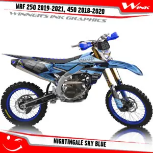 Yamaha-WRF-250-2019-2020-2021-2022,-450-2018-2019-2021-2022-graphics-kit-and-decals-with-design-Nightingale-Sky-Blue