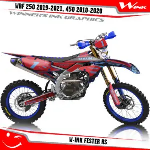Yamaha-WRF-250-2019-2020-2021-2022,-450-2018-2019-2021-2022-graphics-kit-and-decals-with-design-W-ink-Fester-RS