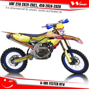 Yamaha-WRF-250-2019-2020-2021-2022,-450-2018-2019-2021-2022-graphics-kit-and-decals-with-design-W-ink-Fester-RYW