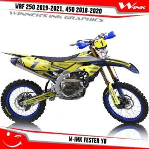 Yamaha-WRF-250-2019-2020-2021-2022,-450-2018-2019-2021-2022-graphics-kit-and-decals-with-design-W-ink-Fester-YB