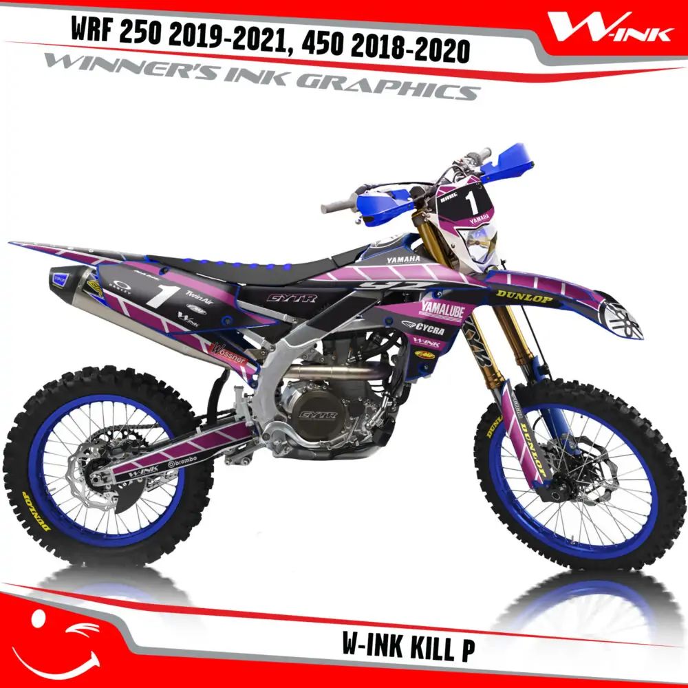 Yamaha-WRF-250-2019-2020-2021-2022,-450-2018-2019-2021-2022-graphics-kit-and-decals-with-design-W-ink-Kill-P