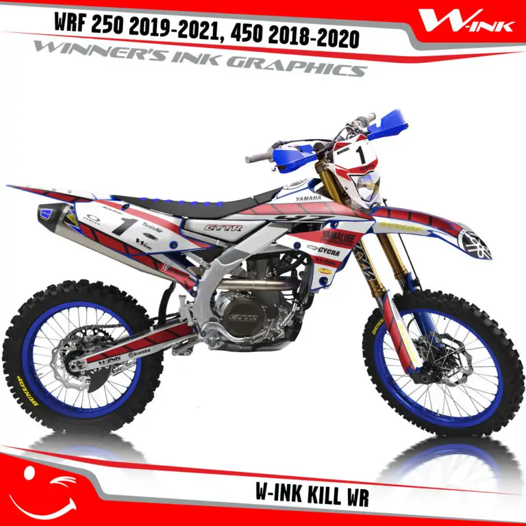 Yamaha-WRF-250-2019-2020-2021-2022,-450-2018-2019-2021-2022-graphics-kit-and-decals-with-design-W-ink-Kill-WR