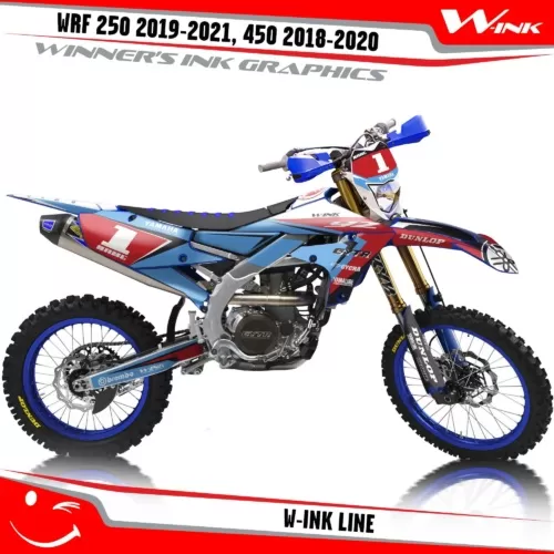 Yamaha-WRF-250-2019-2020-2021-2022,-450-2018-2019-2021-2022-graphics-kit-and-decals-with-design-W-ink-Line