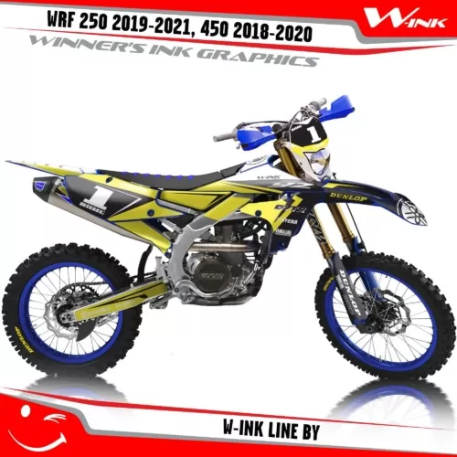 Yamaha-WRF-250-2019-2020-2021-2022,-450-2018-2019-2021-2022-graphics-kit-and-decals-with-design-W-ink-Line-BY
