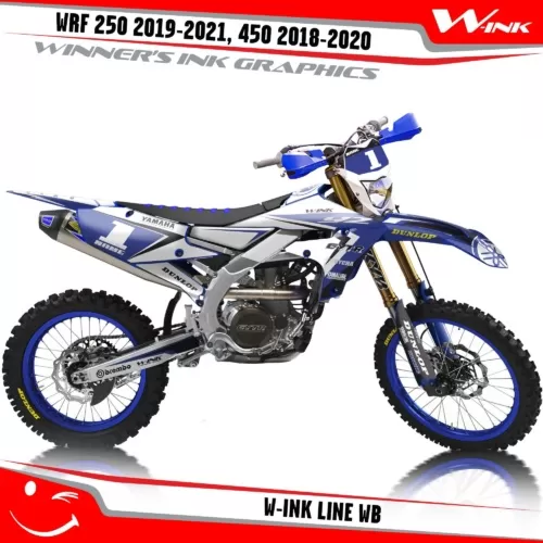 Yamaha-WRF-250-2019-2020-2021-2022,-450-2018-2019-2021-2022-graphics-kit-and-decals-with-design-W-ink-Line-WB
