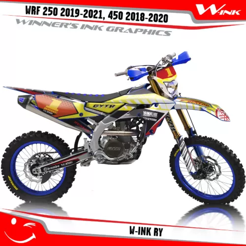 Yamaha-WRF-250-2019-2020-2021-2022,-450-2018-2019-2021-2022-graphics-kit-and-decals-with-design-W-ink-RY