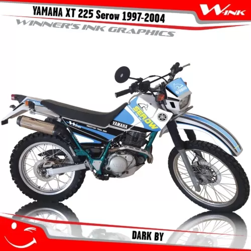 Yamaha-XT-225-Serow-1997-1998-1999-2000-2001-2002-2003-2004-graphics-kit-and-decals-Dark-BY