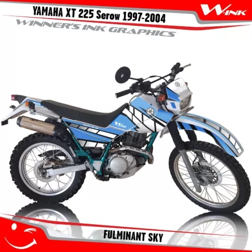 Yamaha-XT-225-Serow-1997-1998-1999-2000-2001-2002-2003-2004-graphics-kit-and-decals-Fulminant-Sky