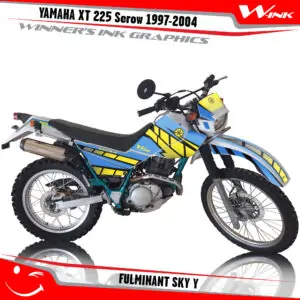 Yamaha-XT-225-Serow-1997-1998-1999-2000-2001-2002-2003-2004-graphics-kit-and-decals-Fulminant-Sky-Y