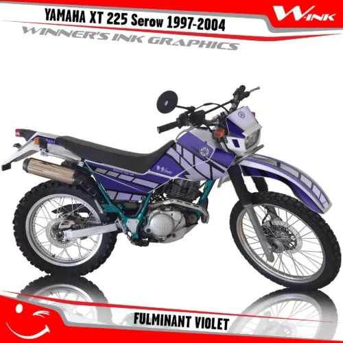 Yamaha-XT-225-Serow-1997-1998-1999-2000-2001-2002-2003-2004-graphics-kit-and-decals-Fulminant-Violet