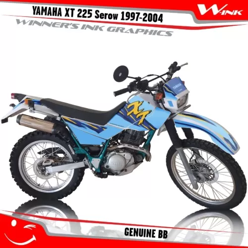 Yamaha-XT-225-Serow-1997-1998-1999-2000-2001-2002-2003-2004-graphics-kit-and-decals-Genuine-BB