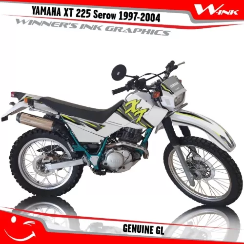 Yamaha-XT-225-Serow-1997-1998-1999-2000-2001-2002-2003-2004-graphics-kit-and-decals-Genuine-GL