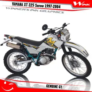 Yamaha-XT-225-Serow-1997-1998-1999-2000-2001-2002-2003-2004-graphics-kit-and-decals-Genuine-GY