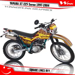 Yamaha-XT-225-Serow-1997-1998-1999-2000-2001-2002-2003-2004-graphics-kit-and-decals-Square-Lines-RYY
