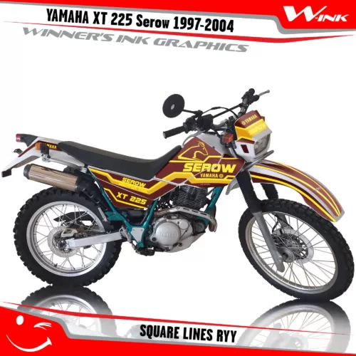 Yamaha-XT-225-Serow-1997-1998-1999-2000-2001-2002-2003-2004-graphics-kit-and-decals-Square-Lines-RYY