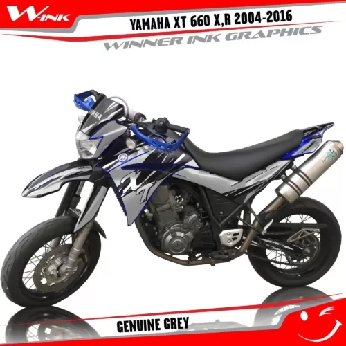 Yamaha-XT660X-2004-2005-2006-2007-2013 2014 2015 2016-graphics-kit-and-decals-Genuine-Grey