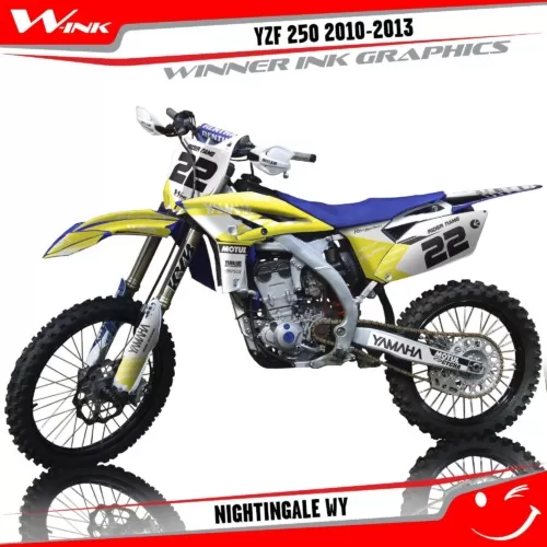 Yamaha-YZF-250-2010-2011-2013-graphics-kit-and-decals-with-design-Nightingale-WY