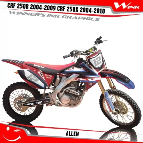 CRF-250-R-2004-2005-2006-2007-2008-2009-CRF-250-X-2004-2005-2006-2007-2008-2014-2015-2016-2017-2018-graphics-kit-and-decals-Allen