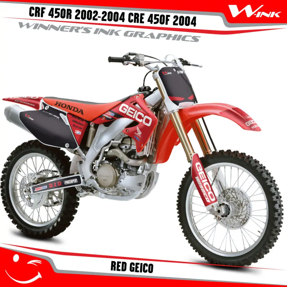 CRF-450-R-2002-2003-2004-CRE-450-F-2004-graphics-kit-and-decals-Red-Geico