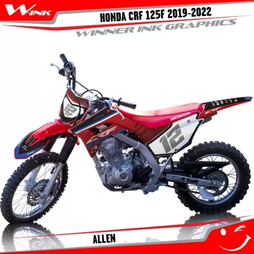 HONDA-CRF-125F-2019-2020-2021-2022-graphics-kit-and-decals-Allen