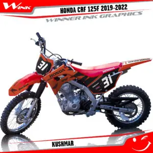 HONDA-CRF-125F-2019-2020-2021-2022-graphics-kit-and-decals-Kushmar