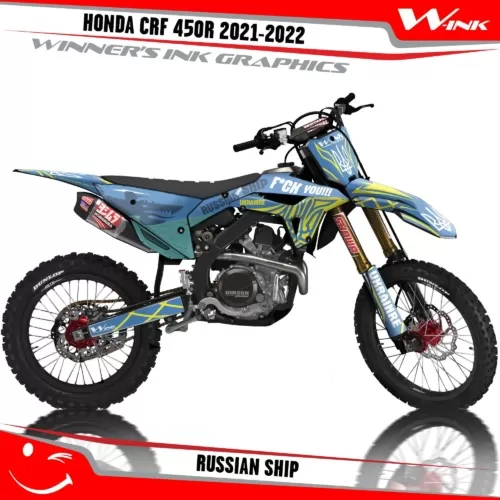 HONDA-CRF-250R-2022-450R-2021-2022-graphics-kit-and-decals-Russian-Ship