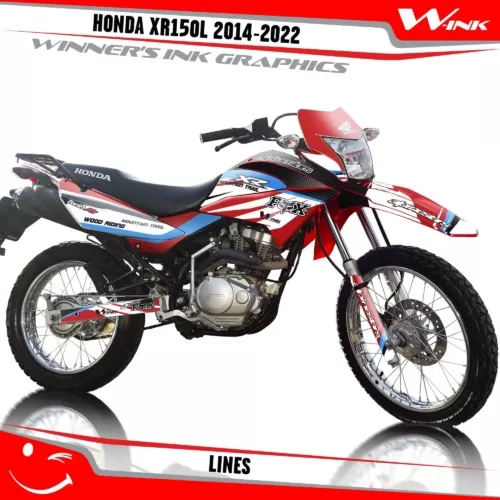 HONDA-XR-150L-2014-2015-2016-2017-2018-2019-2020-2021-2022-graphics-kit-and-decals-Lines