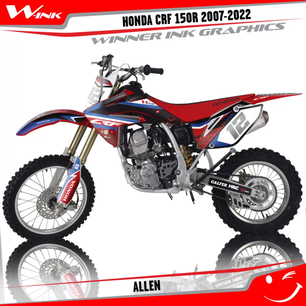 HONDA-СRF-150-R-2007-2008-2009-2010-2018-2019-2020-2021-2022-graphics-kit-and-decals-Allen