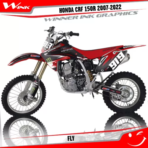 HONDA-СRF-150-R-2007-2008-2009-2010-2018-2019-2020-2021-2022-graphics-kit-and-decals-Fly