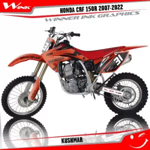 HONDA-СRF-150-R-2007-2008-2009-2010-2018-2019-2020-2021-2022-graphics-kit-and-decals-Kushmar
