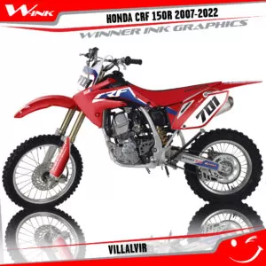 HONDA-СRF-150-R-2007-2008-2009-2010-2018-2019-2020-2021-2022-graphics-kit-and-decals-Villalvir
