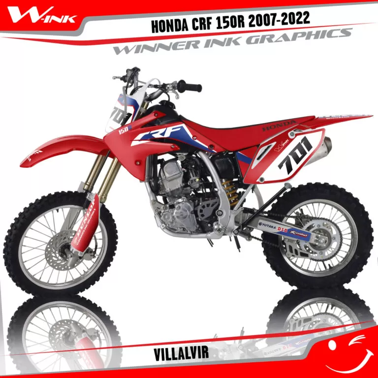 HONDA-СRF-150-R-2007-2008-2009-2010-2018-2019-2020-2021-2022-graphics-kit-and-decals-Villalvir