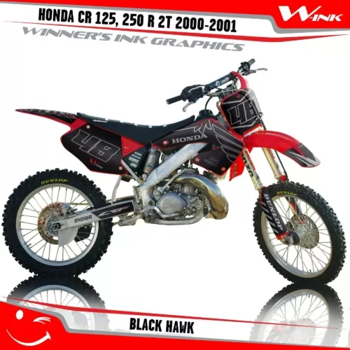 Honda-CR-125-250-R-2T-2000-2001-graphics-kit-and-decals-Black-Hawk