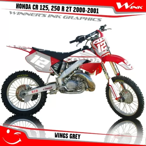 Honda-CR-125-250-R-2T-2000-2001-graphics-kit-and-decals-Wings-Grey