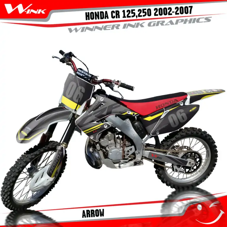 Honda-CR-125,250-R-2T-2002-2003-2004-2005-2006-2007-graphics-kit-and-decals-Arrow