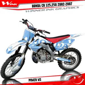Honda-CR-125,250-R-2T-2002-2003-2004-2005-2006-2007-graphics-kit-and-decals-Power-WS