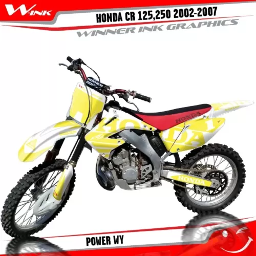Honda-CR-125,250-R-2T-2002-2003-2004-2005-2006-2007-graphics-kit-and-decals-Power-WY