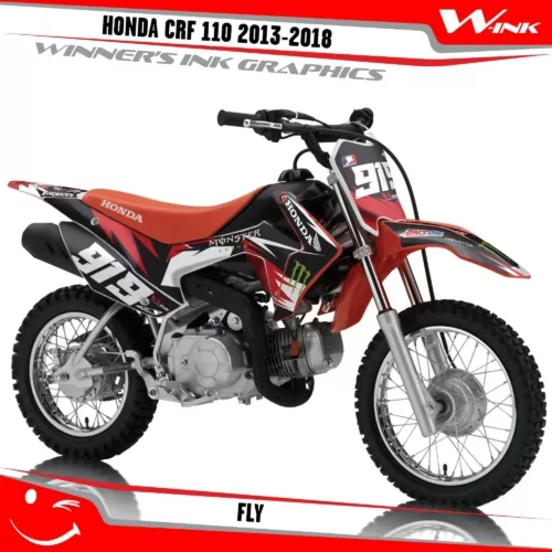 Honda-CRF-110-2013-2014-2015-2016-2017-2018-graphics-kit-and-decals-Fly