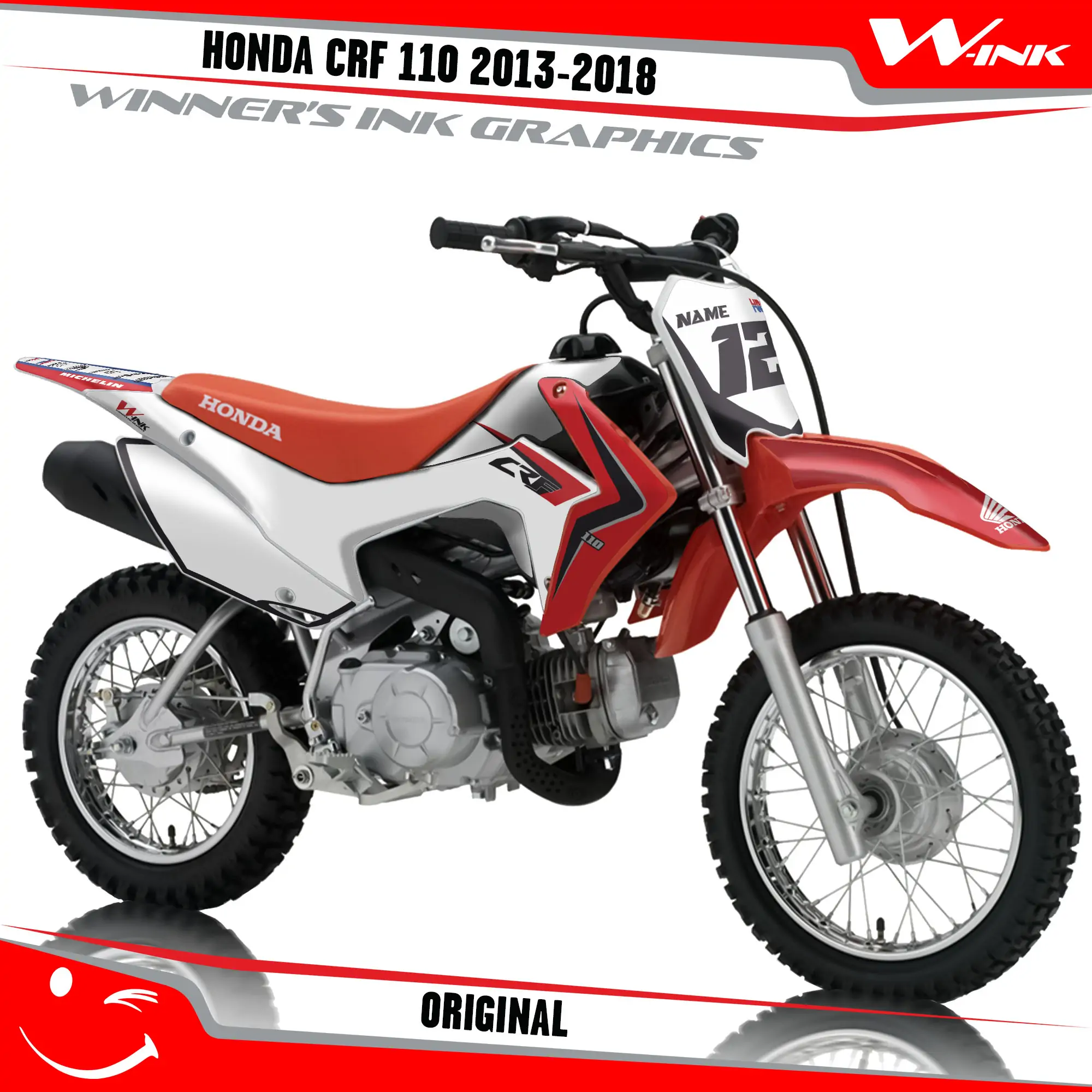 Buy decals Honda CRF 110 2013-2018 Original