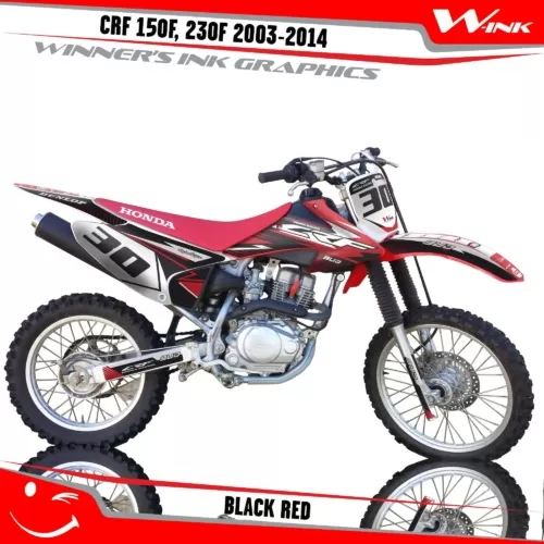 Honda-CRF-150-F-230-F-2003-2004-2005-2006-2010-2011-2012-2013-2014-graphics-kit-and-decals-Black-Red