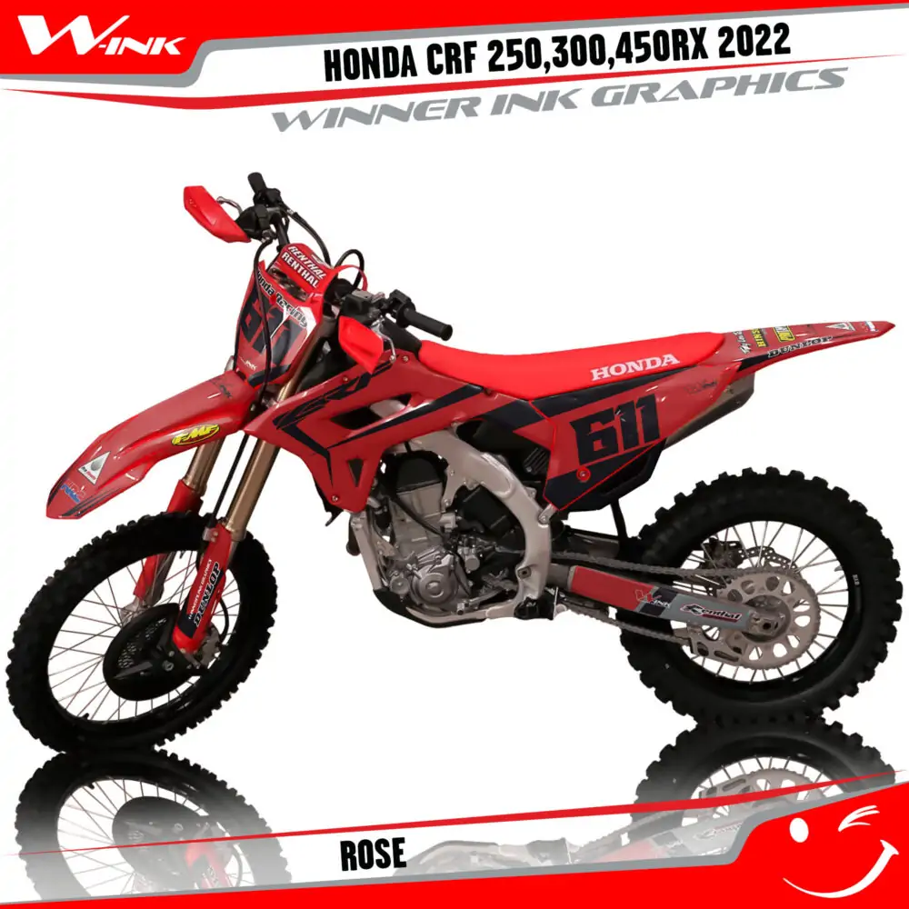 Honda-CRF-250-300-450-RX-2022-graphics-kit-and-decals-Rose