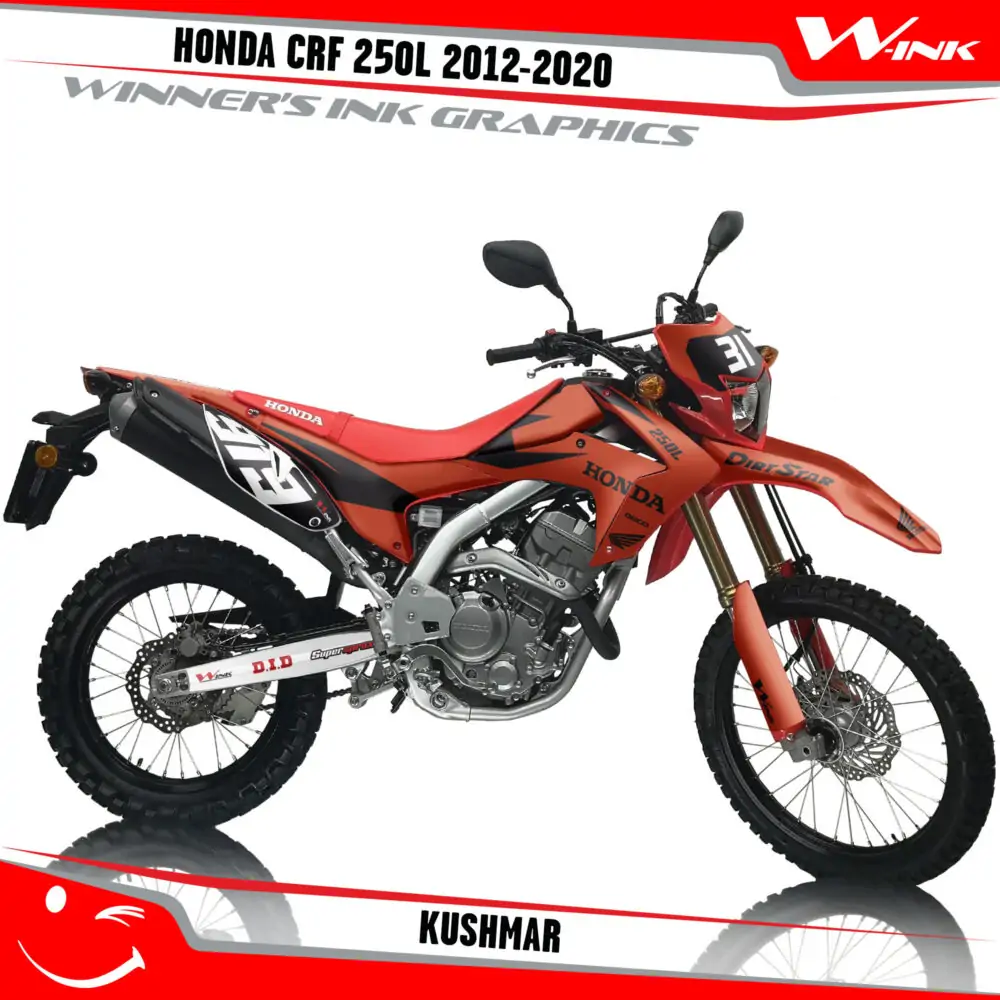 Honda-CRF-250L-2012-2013-2014-2015-2016-2017-2018-2019-2020-graphics-kit-and-decals-Kushmar
