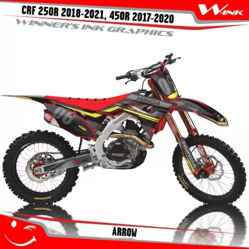 Honda-CRF-250R-2018-2019-2020-2021-450R-2017-2018-2019-2020-graphics-kit-and-decals-Arrow